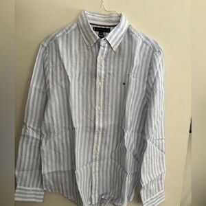 Tommy Hilfiger Men's Linen Shirt L